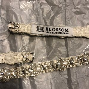 Blossom wedding dress belt
